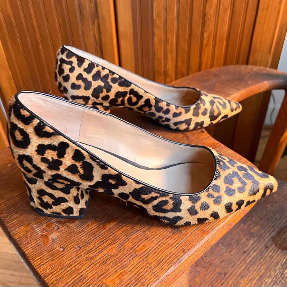 Franko Sarto leopard designer heels 9m incredible luxury feel holiday ready